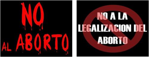 NO al aborto ni a su legalización